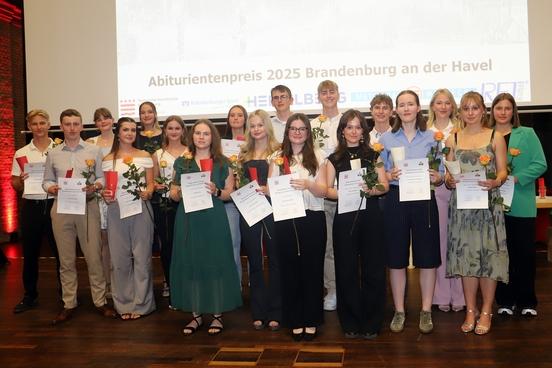 Die ausgezeichneten Abiturienten.