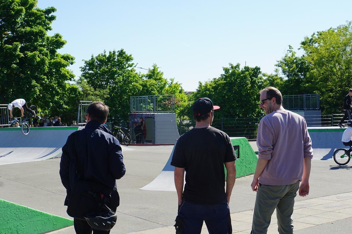 Oberb Rgermeister Steffen Scheller Skate Und Bmx Szene Hat Mit Dem