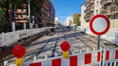 Die Baustelle in der Bauhofstraße.