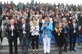 Großer Empfang für die deutschen Olympioniken auf der Regattastrecke