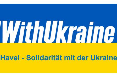Logo des Aktionsbündnisses "Frieden und Freiheit für die Ukraine"