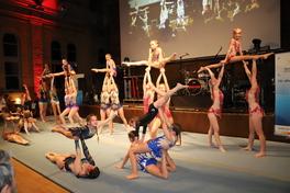 Sportakrobatik-Show vom FC Borussia Brandenburg.