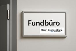 Das Türschild vom Fundbüro