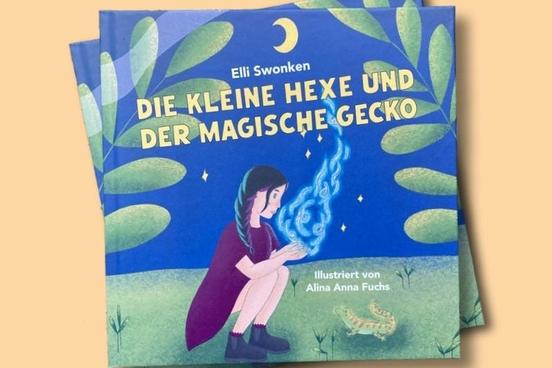 Das Kinderbuch "Die kleine Hexe und der magische Gecko"