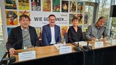 Steffen Scheller, Dr. Alexander Busch, Christine Flieger und Andreas Spering stellten das Programm des Kultursommers 2025 vor.