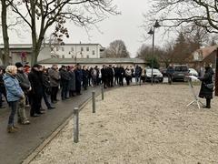 menschenmenge Nicolaiplatz