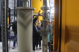 Besichtigung der Grundwasserreinigungsanlage in der Mötzower Vorstadt