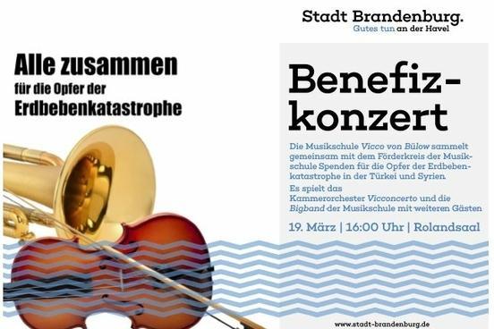 Plakat zum Benefizkonzert