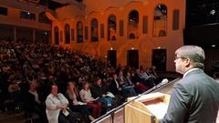 Oberbürgermeister Steffen Scheller hielt ein Grußwort.