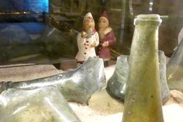 alte Weihnachtsmänner aus Ton