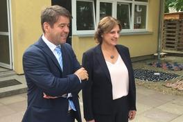 Oberbürgermeister begrüßt Ministerin
