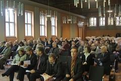 Teilnehmer der Fachtagung im Rolandsaal des Altstädtischen Rathauses