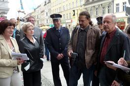 Aktion "Saubere Stadt Brandenburg an der Havel" – schnelle und regelmäßige Beseitigung von Farbschmierereien an Fassaden und Schaufenstern.