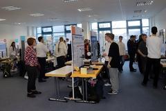 Einblick in einem der beiden Messeräume.