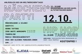 Poster der Mädchenparty