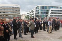 Richtfest am neuen Hauptbahnhof gefeiert