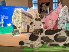 Wenn ihr das wollt, können auch Kühe in der Stadt leben! Kommt zu uns und baut eure Traumstadt (Foto: Stadtmuseum Brandenburg an der Havel)