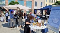 "Wissenschaft – und ich?!" auf dem Neustädtischen Markt.