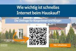 Umfrage-Poster mit QR-Code