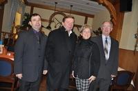 Gemeinsames Mittagessen Frau Dr. Tiemann und weitere Personen