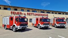 Drei neue Tanklöschfahrzeuge