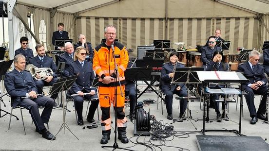 Dr. Martin Hochstatter berichtete von der Luftrettung in Brandenburg an der Havel