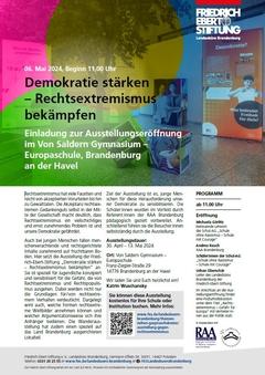 Plakat Europatag Saldern