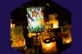 Veranstaltungsplakat zum Lampionumzug