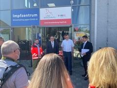 Besuch im Impfzentrum