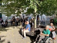 Zuschauer der Enthüllung