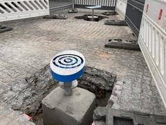 Auch kleine Spielgeräte wurden vor dem Rathaus gesetzt.