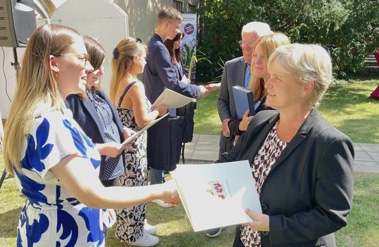 Susanne Fischer nahm sich viel Zeit für die angehenden Mitarbeiter