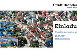 Oberbürgermeister in Hohenstücken vor Ort