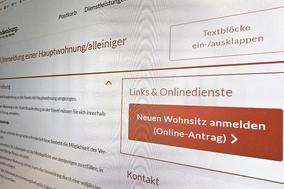 Digital zur Wohnsitzanmeldung.