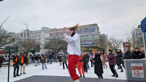 Lilly zeigte beeindruckende Choreografien.