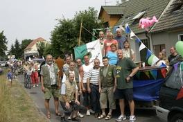 Die Plauer Angler haben auch schon oft am Festumzug teilgenommen