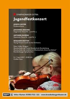 Jugendfestkonzert im Brandenburger Theater Jugendfestkonzert im Brandenburger Theater am 7. April 2017