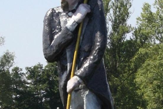 Einweihung der Fritze-Bollmann Statue auf dem Beetzsee am 11.09.2014