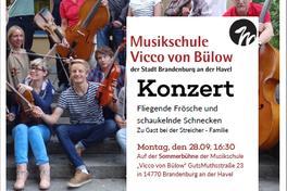 Fliegende Frösche und schaukelnde Schnecken an der Musikschule "Vicco von Bülow"