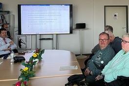 OB Scheller mit Beiratsmitgliedern