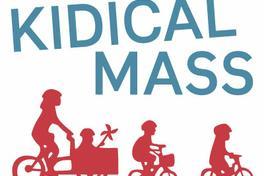 Kinder-Fahrrad-Demo in der Stadt Brandenburg an der Havel