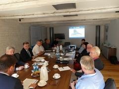 Festkomitee Die Mitglieder des Festkomitees informieren sich über die Vorhaben im Jubiläumsjahr.