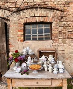 Kaffee- und Kuchenauswahl des Hofscafés