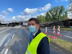 Brücke 20. Jahrestag am Altstädtischen Bahnhof ist nun Geschichte
