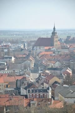 Blick vom Marienberg zur St. Katharinenkirche