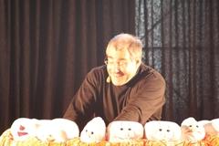 Manni Milchzahn in Aktion.