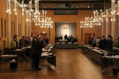 stilles Gedenken in der Stadtverordnetenversammlung