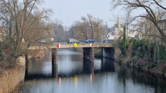 Die 1928 gebaute Kanalbrücke.