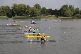 Kanuten auf dem Beetzsee