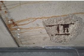 Betonschäden im Parkhaus am Marienbad.